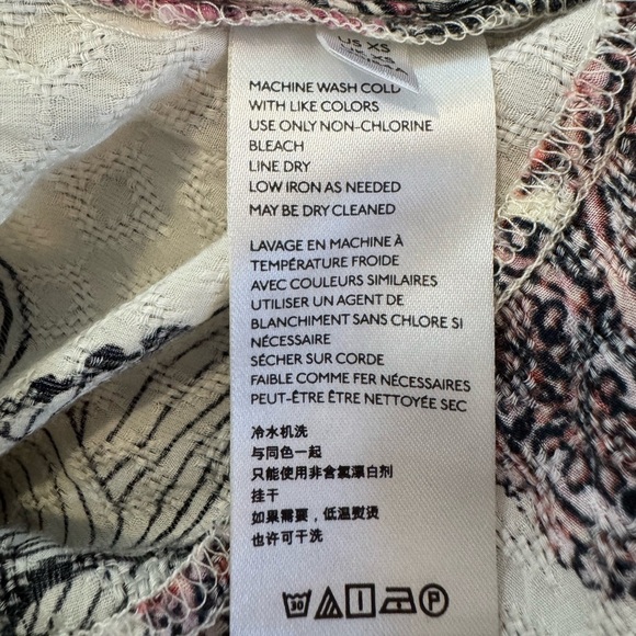 Free People C'est Moi Mixed Print Maxi Top Womens Sz XS Button Up Cardigan Dress - Picture 11 of 15